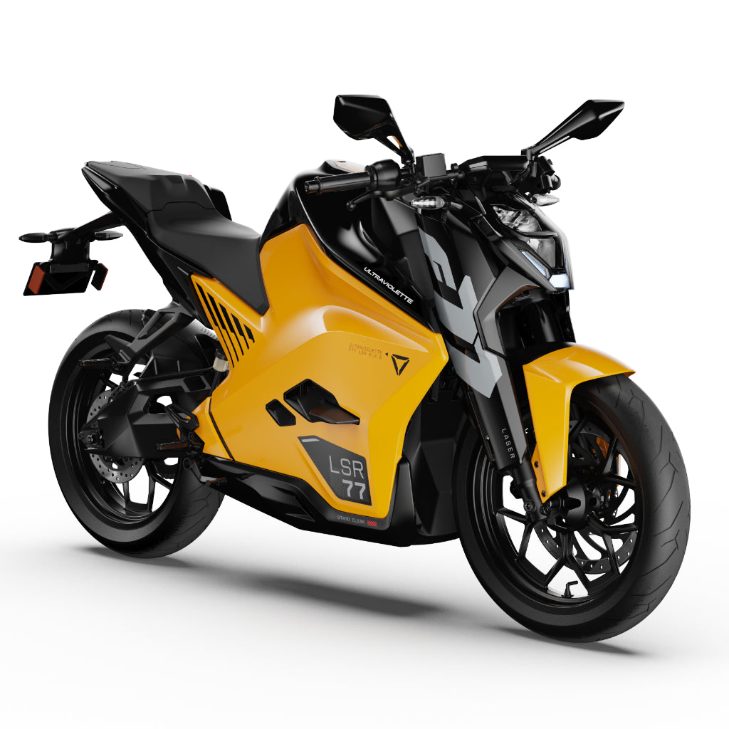 Ultraviolette F77 Mach 2 - Turbo Red, Afterburner Yellow, Asteroid Grey and Stealth Grey