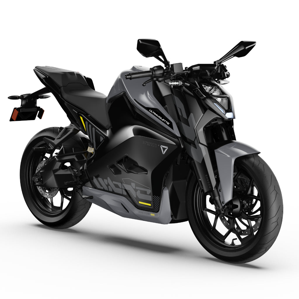 Ultraviolette F77 Mach 2 - Turbo Red, Afterburner Yellow, Asteroid Grey and Stealth Grey