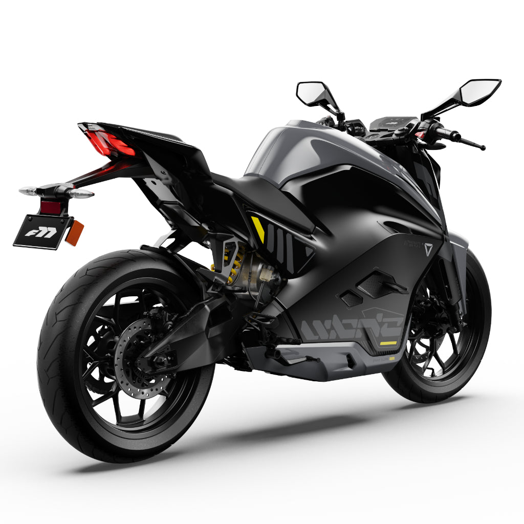 Ultraviolette F77 Mach 2 - Turbo Red, Afterburner Yellow, Asteroid Grey and Stealth Grey