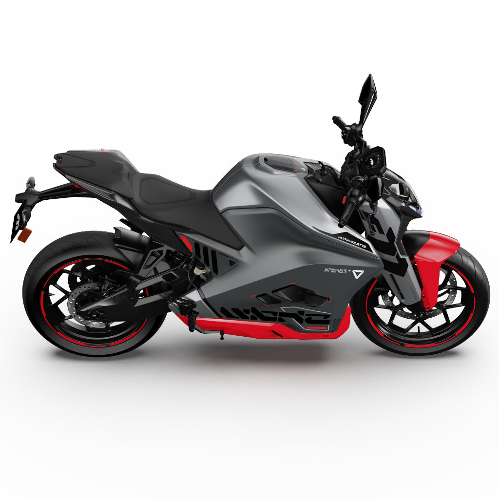 Ultraviolette F77 Mach 2 - Turbo Red, Afterburner Yellow, Asteroid Grey and Stealth Grey