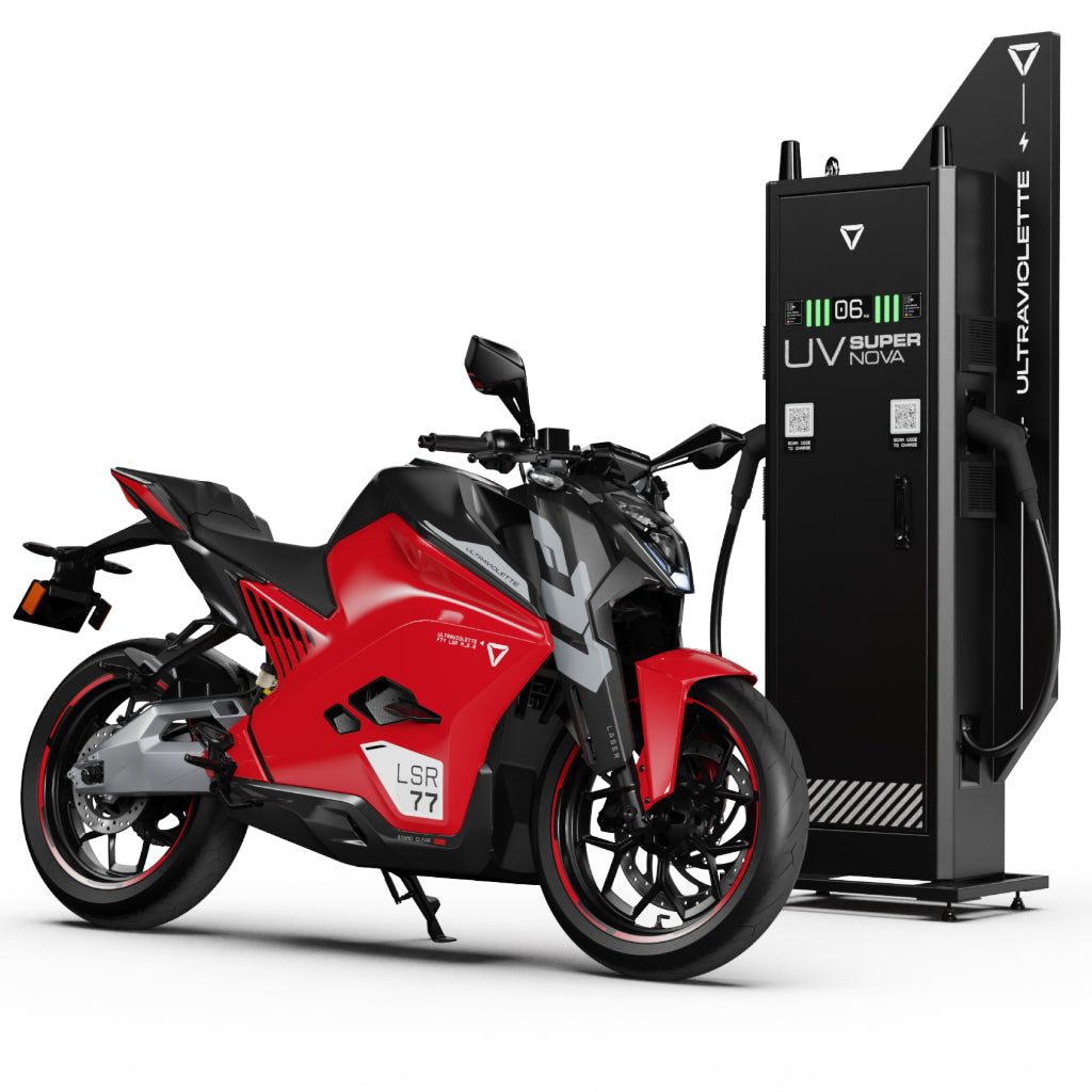 Ultraviolette F77 Mach 2 - Turbo Red, Afterburner Yellow, Asteroid Grey and Stealth Grey