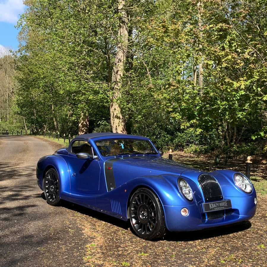 Morgan Mk5 Aero 8 - Topaz Blue Metallic with Ivory leather