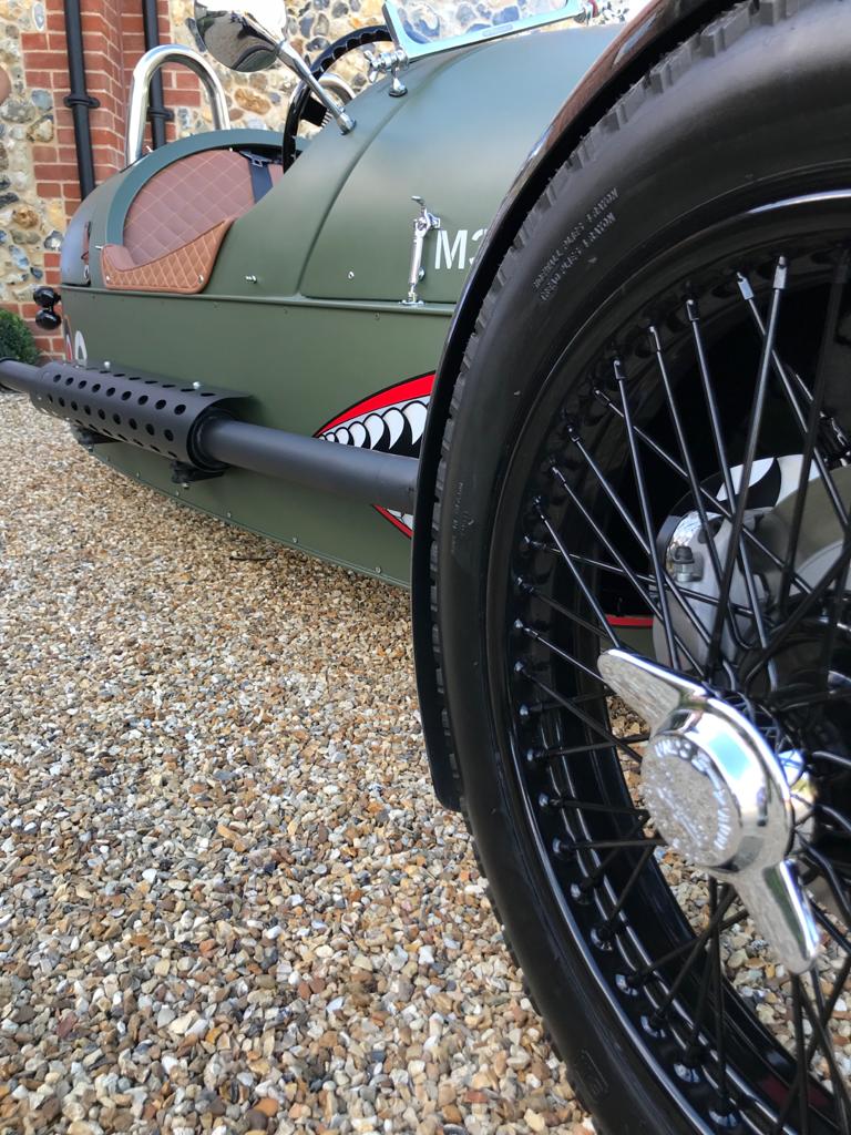 Morgan 3 Wheeler  - Bespoke Shark artwork