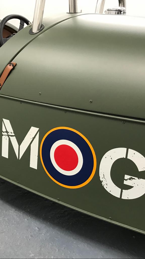 Morgan 3 Wheeler  - Bespoke Shark artwork