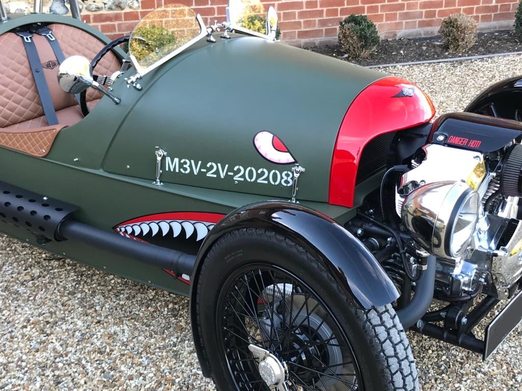 Morgan 3 Wheeler  - Bespoke Shark artwork