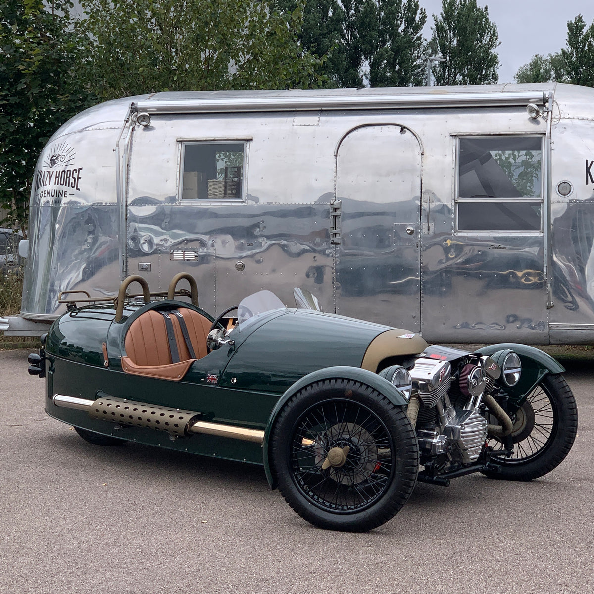 SOLD - 2017 STAGE TWO TUNED Morgan Three-wheeler - Morgan Classic Green Solid