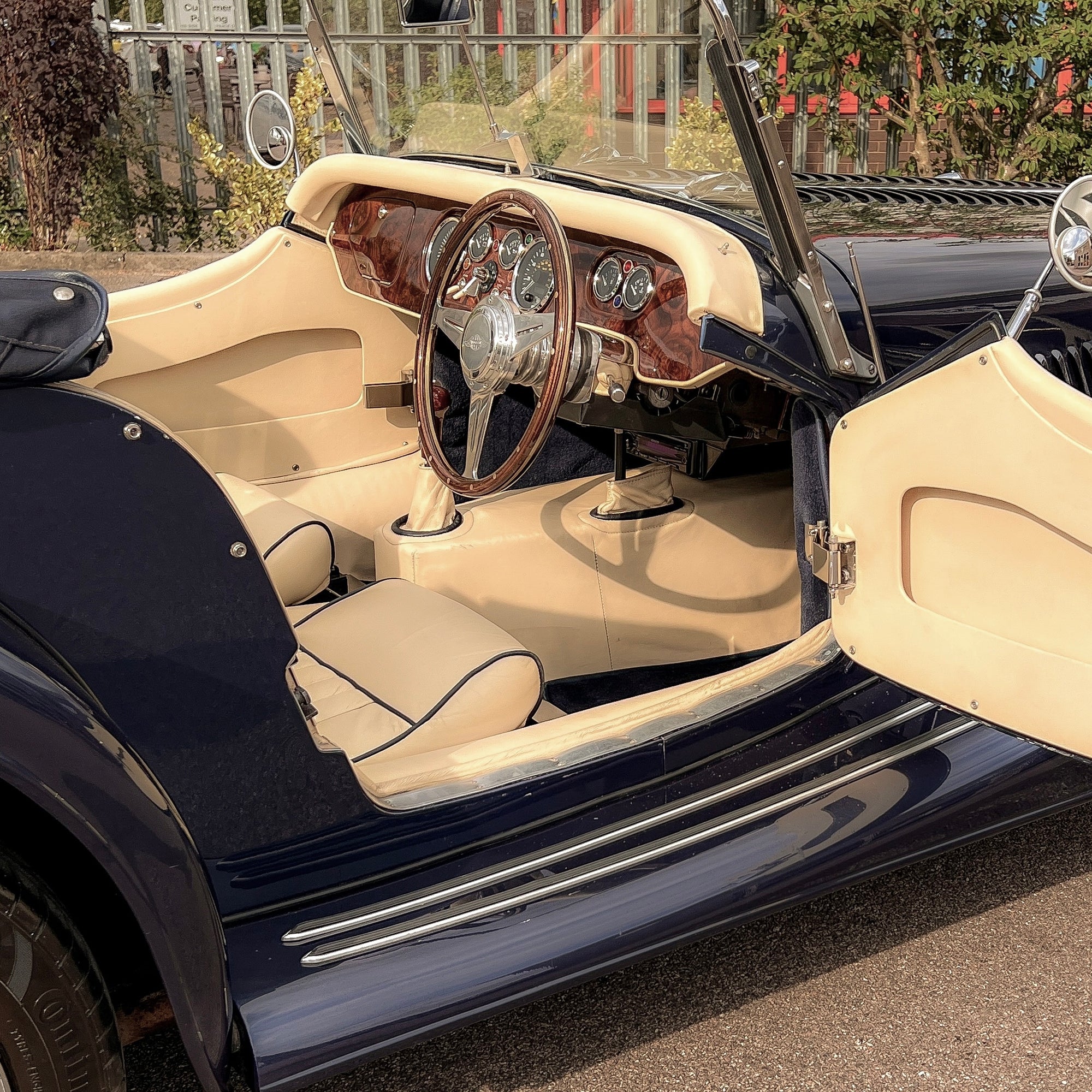 Morgan Plus 8 4.6 Ltr 220 BHP V8,  SSL Front & Rear Suspension upgrade - Tour De France Blue