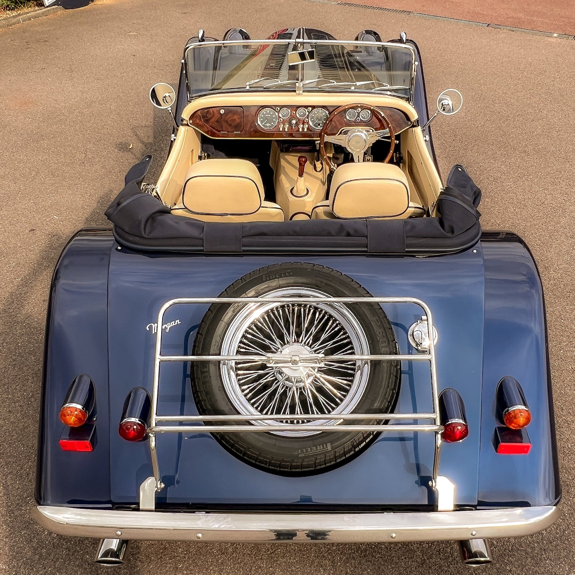 Morgan Plus 8 4.6 Ltr 220 BHP V8,  SSL Front & Rear Suspension upgrade - Tour De France Blue