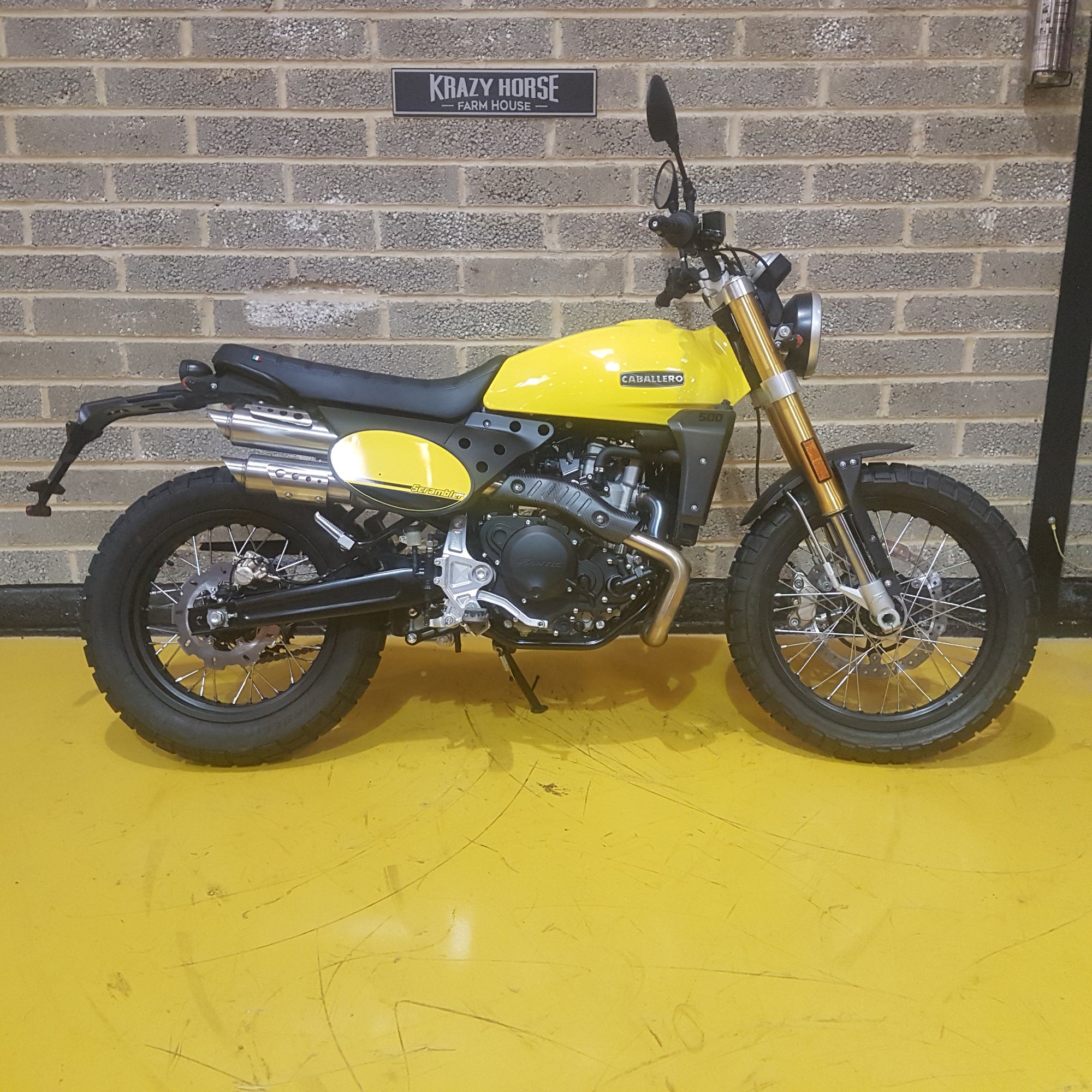 Caballero scrambler hot sale 500 price