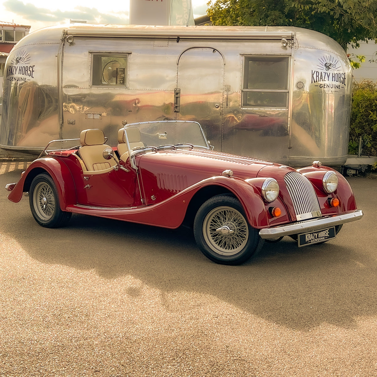 SOLD - Morgan Plus 4 2.0 16v - Classic Morgan Anniversary Red