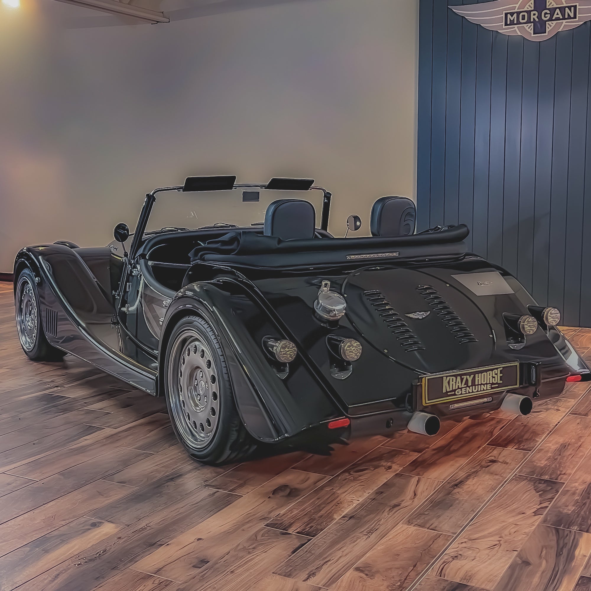 SOLD - Morgan Plus Six Shadow - Mythos Black Pearlescent