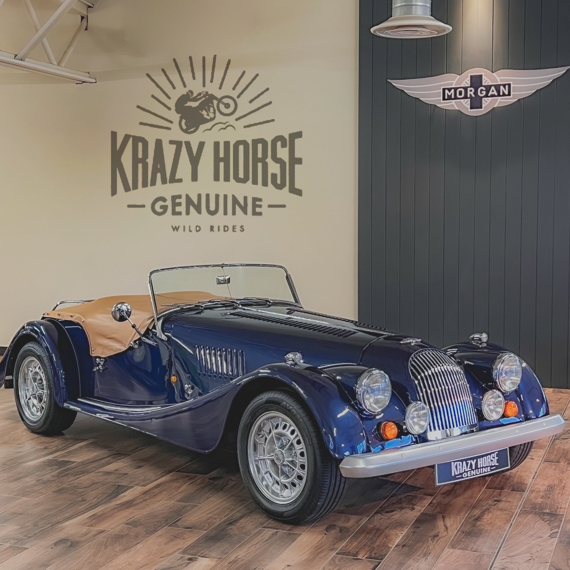 SOLD - Morgan Plus 8 3.9 V8 - Iris Blue Metallic