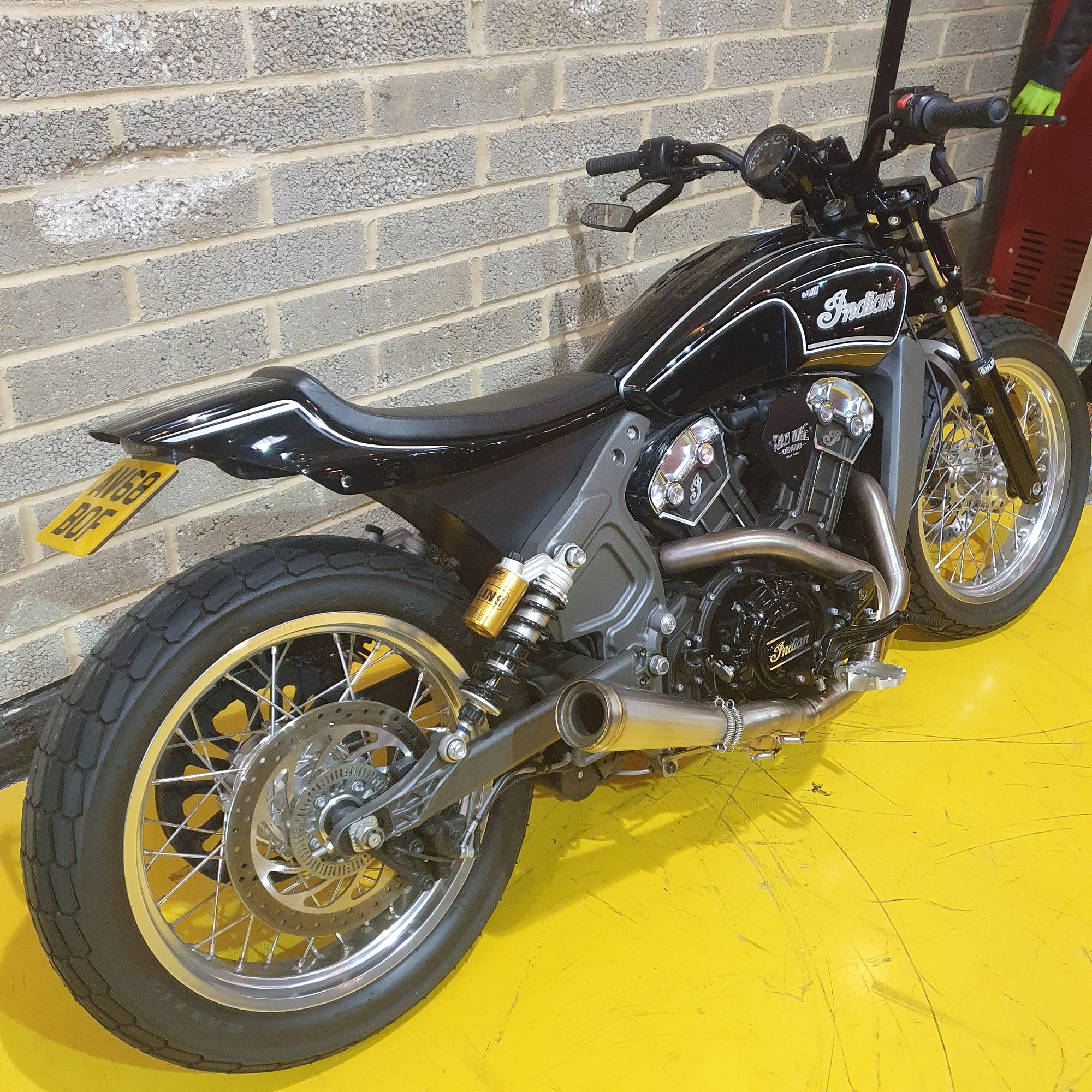 Indian KH Super Hooligan - Custom Gloss Black