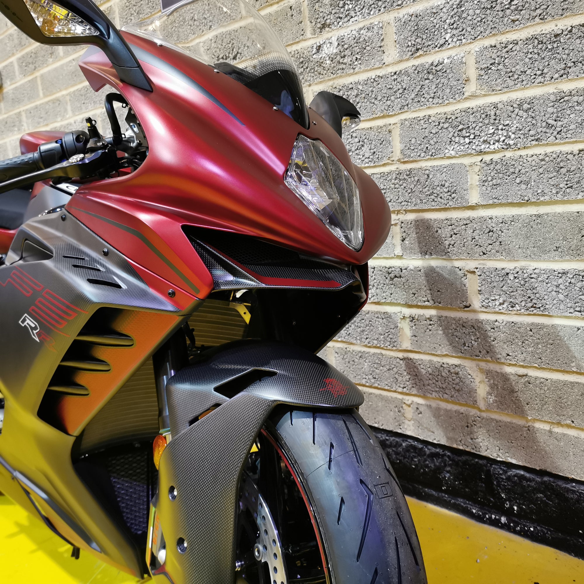 MV Agusta F3 800 RR - Matt Fire Red over Matt Dark Grey