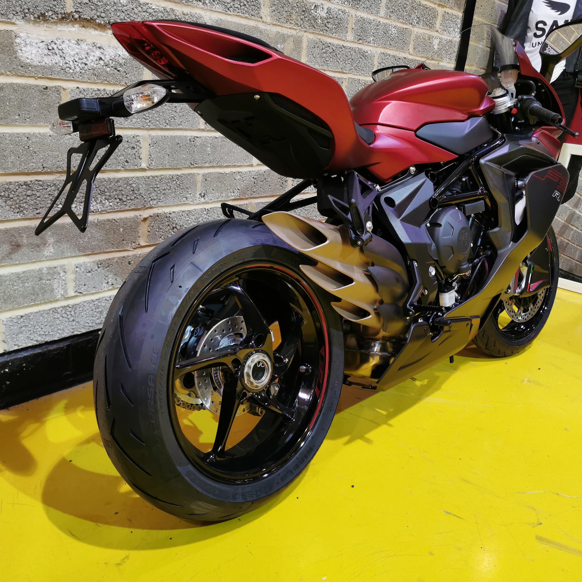 MV Agusta F3 800 RR - Matt Fire Red over Matt Dark Grey