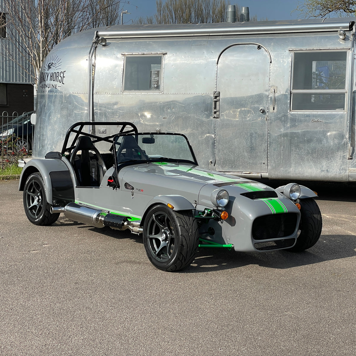 SOLD - CATERHAM SEVEN 420R LARGE CHASSIS - NARDO GREY WITH BLACK
