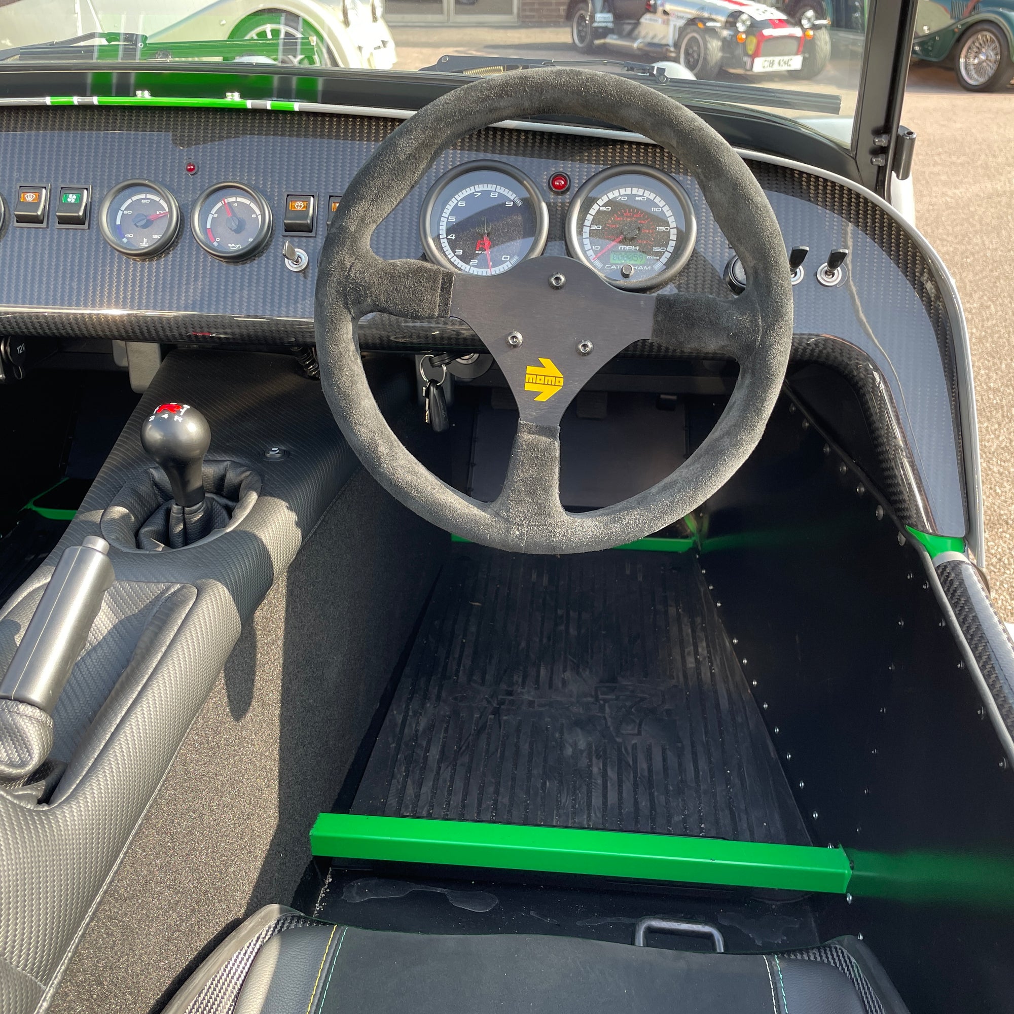 CATERHAM SEVEN 420R LARGE CHASSIS - NARDO GREY WITH BLACK