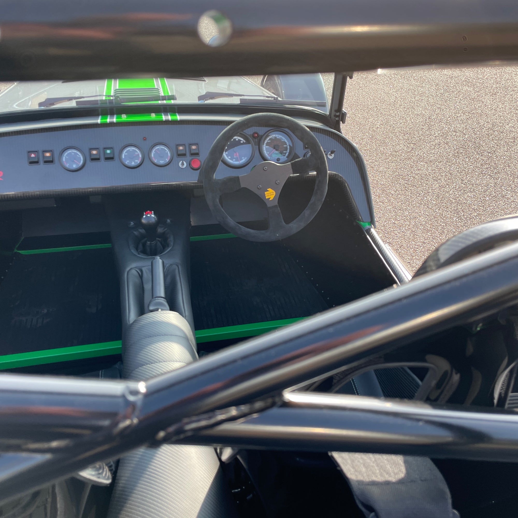 CATERHAM SEVEN 420R LARGE CHASSIS - NARDO GREY WITH BLACK