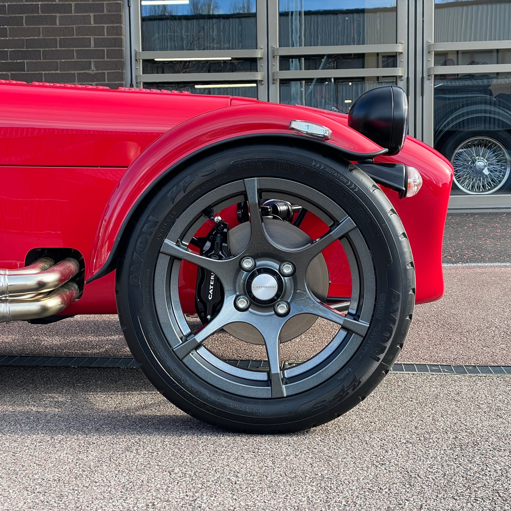 SOLD - BRAND NEW UNREGISTERED CATERHAM SEVEN 420R - EXOCET RED WITH BLACK