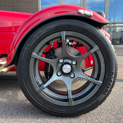 SOLD - BRAND NEW UNREGISTERED CATERHAM SEVEN 420R - EXOCET RED WITH BLACK