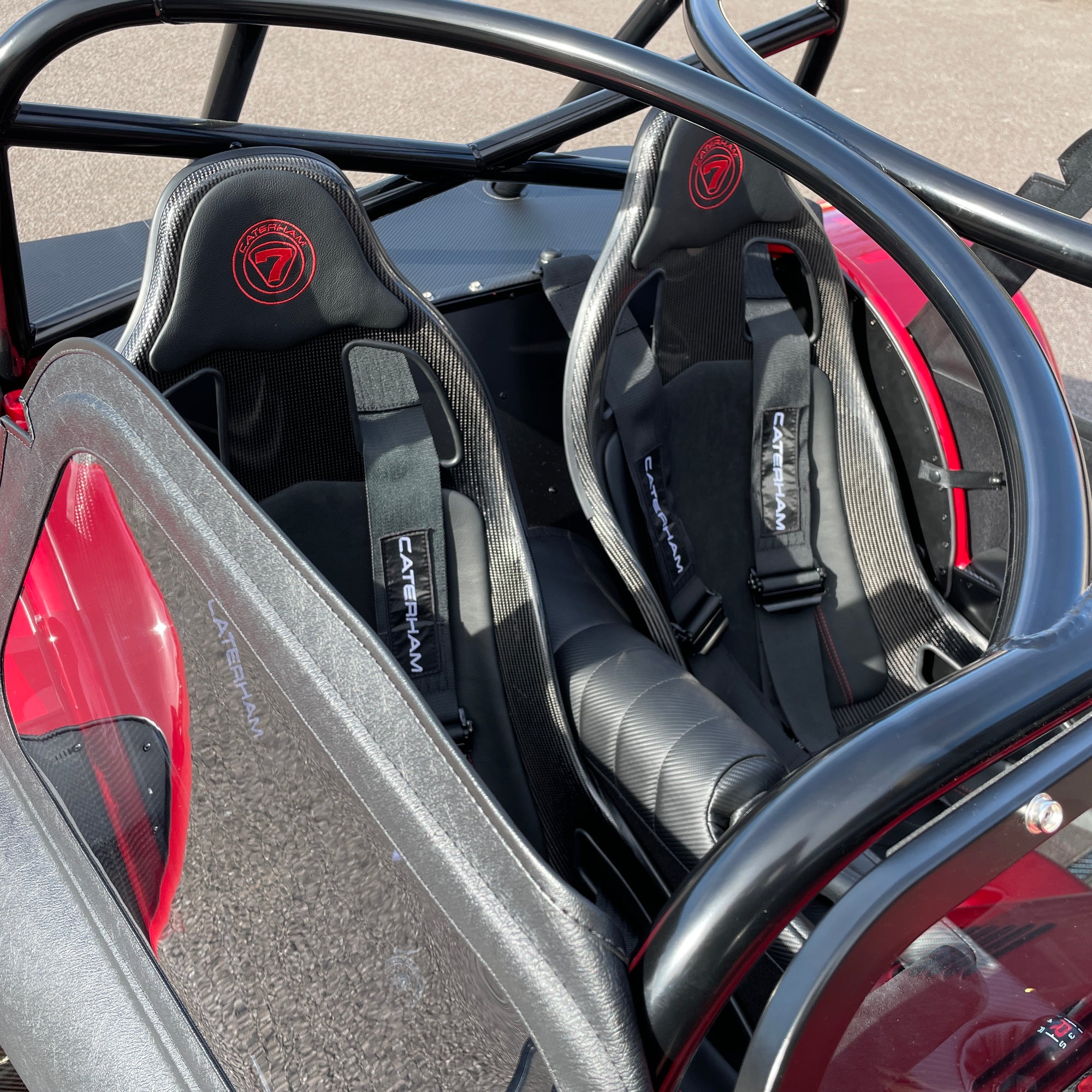 SOLD - BRAND NEW UNREGISTERED CATERHAM SEVEN 420R - EXOCET RED WITH BLACK