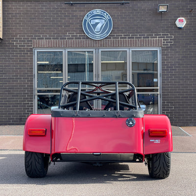 SOLD - BRAND NEW UNREGISTERED CATERHAM SEVEN 420R - EXOCET RED WITH BLACK