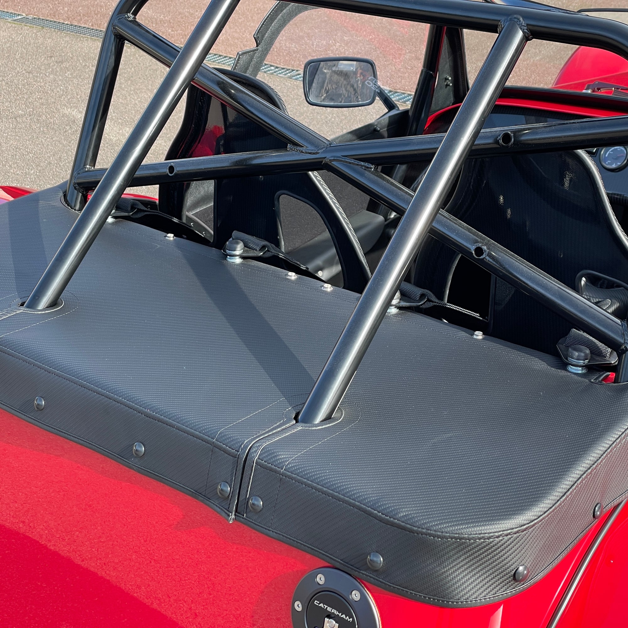 SOLD - BRAND NEW UNREGISTERED CATERHAM SEVEN 420R - EXOCET RED WITH BLACK