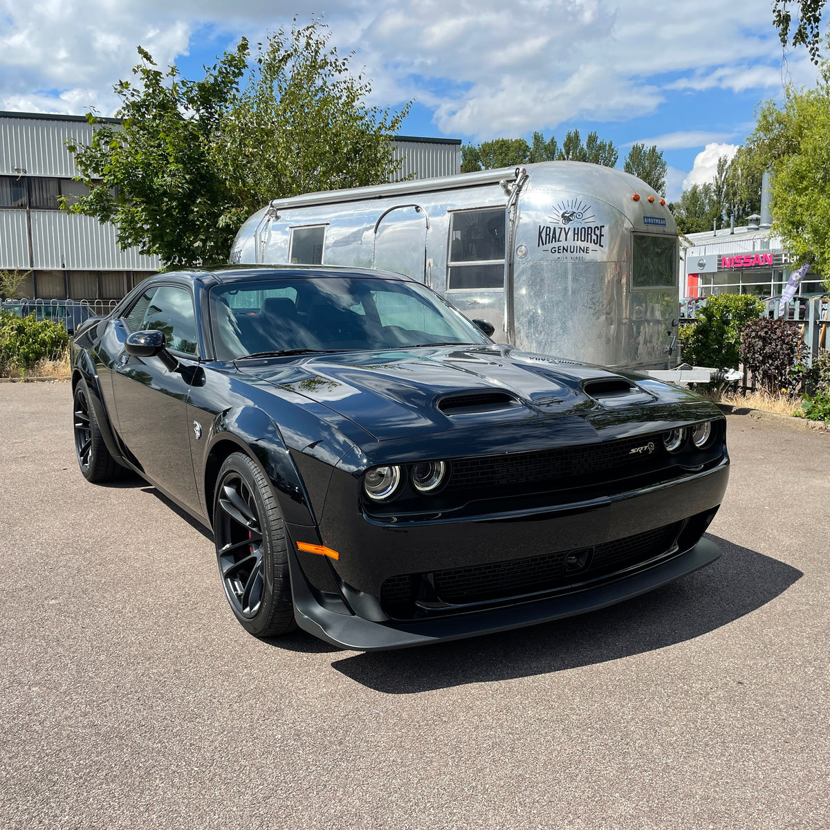 SOLD - DODGE SRT HELLCAT WIDEBODY - PITCH BLACK WITH BLACK