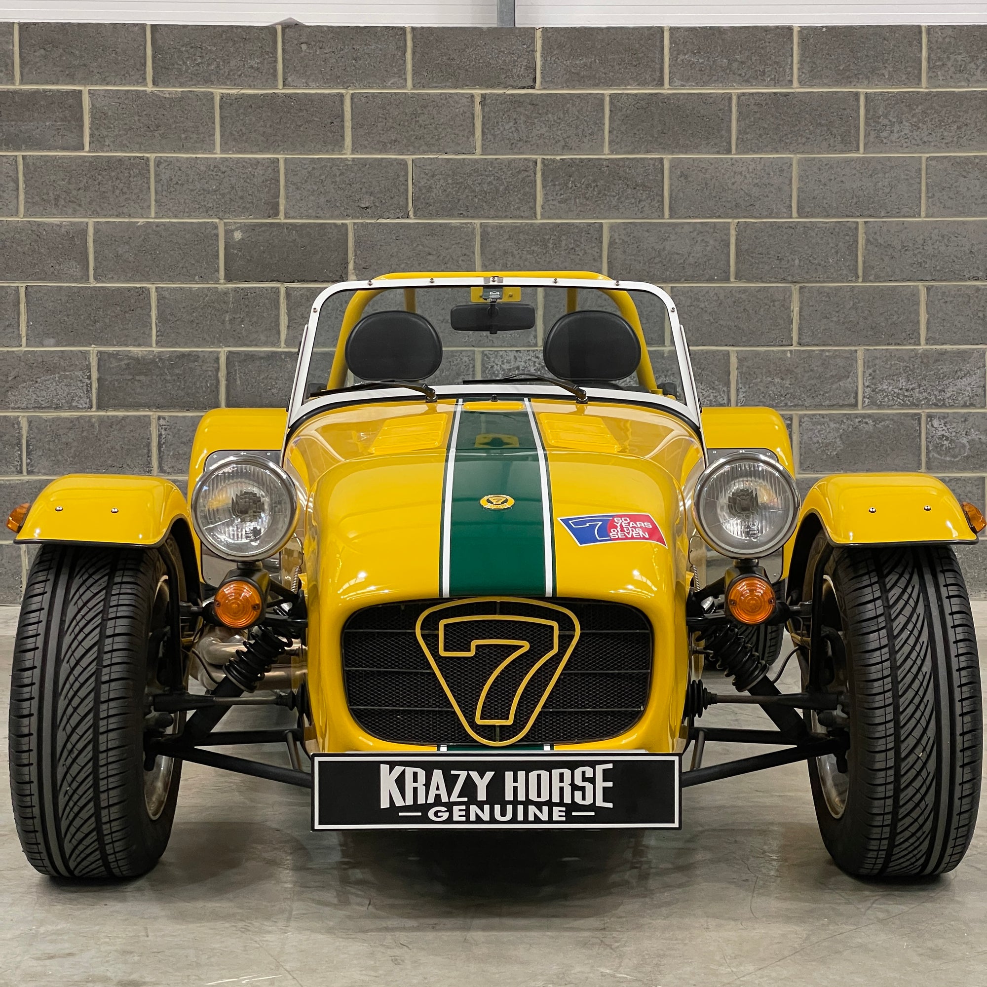 CATERHAM SEVEN ROADSPORT 125 STANDARD CHASSIS - YELLOW WITH BLACK LEATHER