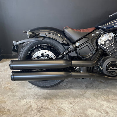 Indian Scout Bobber Icon - Black Azure Crystal Paint