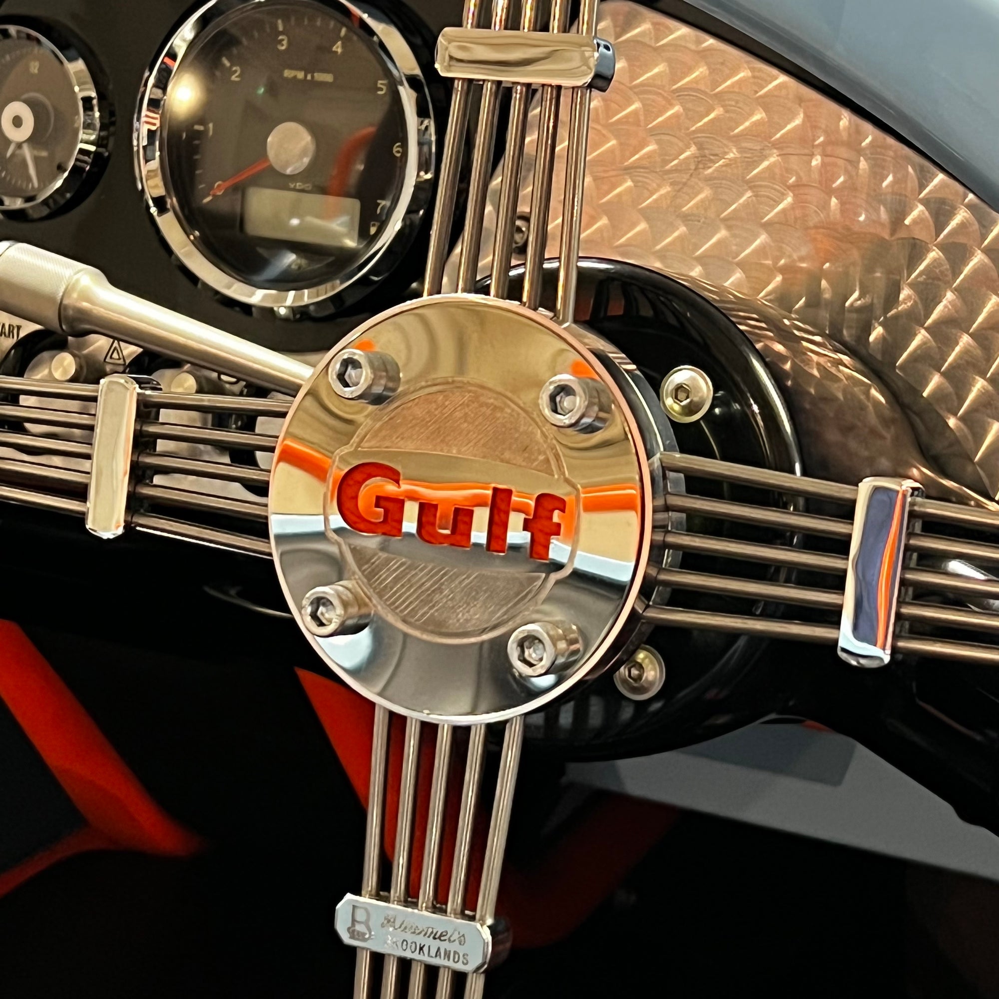 Morgan 3 Wheeler - Gulf Blau / Gulf Orange - Stage Two Tuned Morgan Three Wheeler