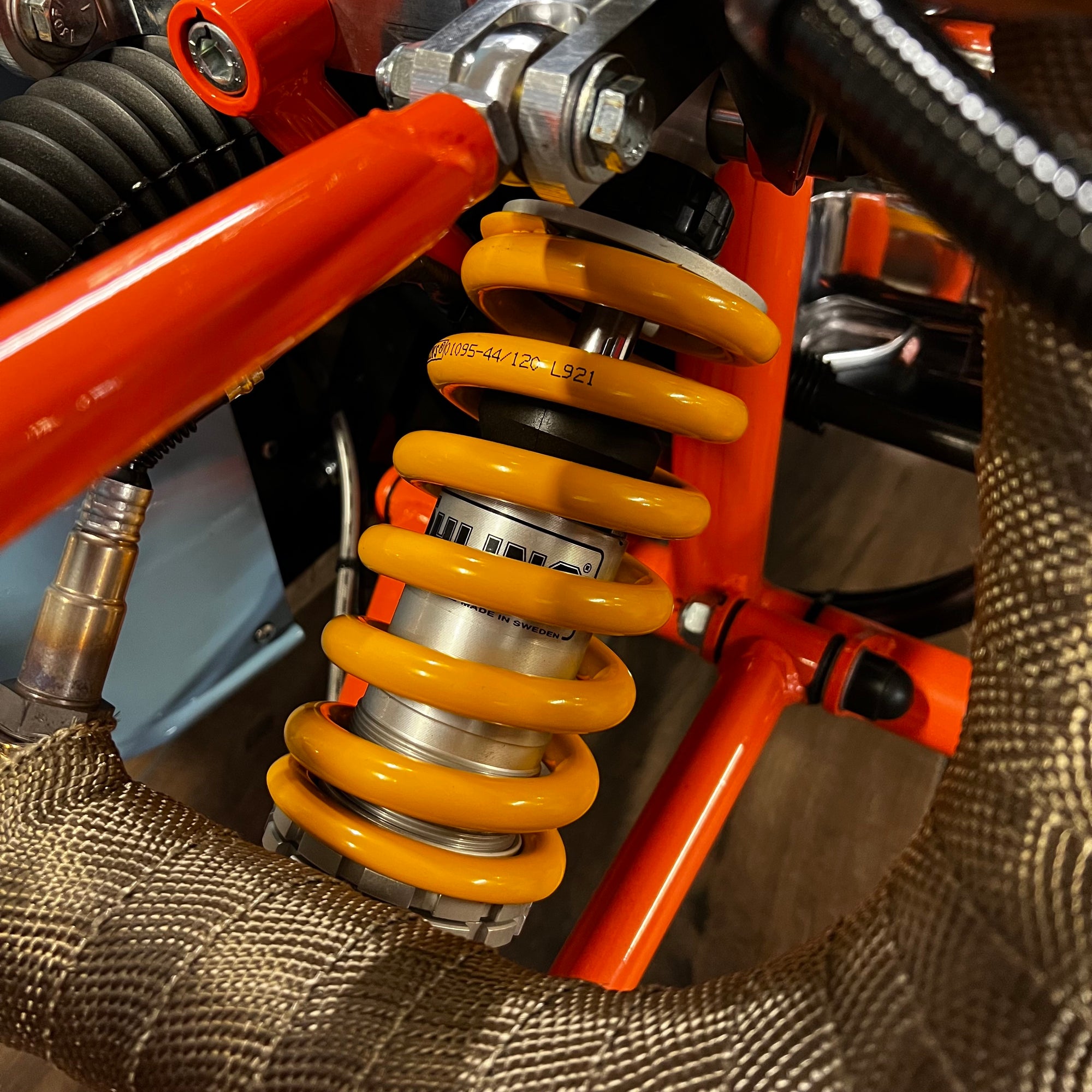 Morgan 3 Wheeler - Gulf Blau / Gulf Orange - Stage Two Tuned Morgan Three Wheeler