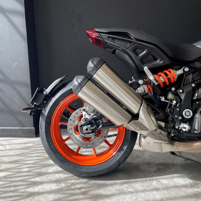 Indian FTR - Stealth Grey with Orange Graphics