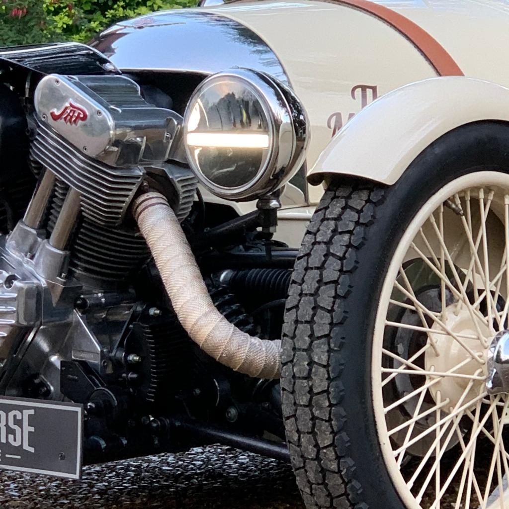 Morgan 3 wheeler - Cream - With JAP cover set