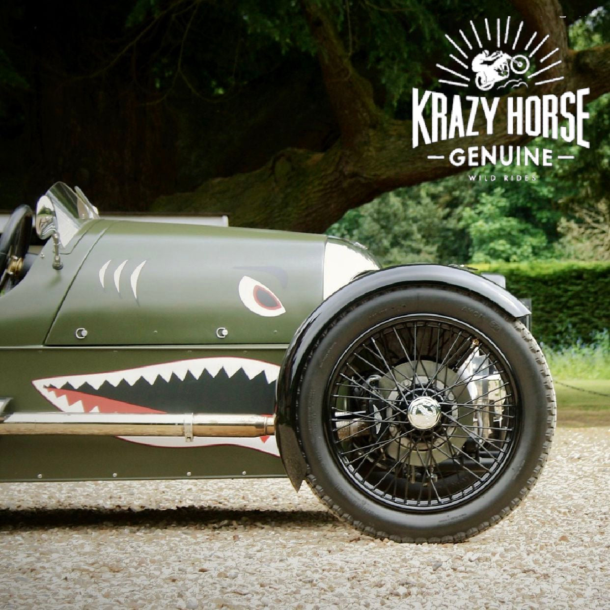 SOLD - Morgan 3 Wheeler - Green Shark - Krazy Horse