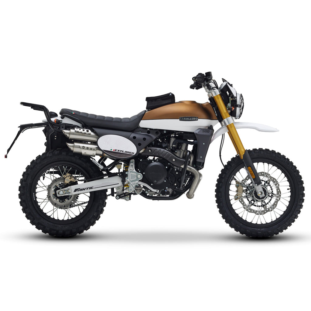 2024 Fantic Caballero 500 Rally Explorer - White and Bronze