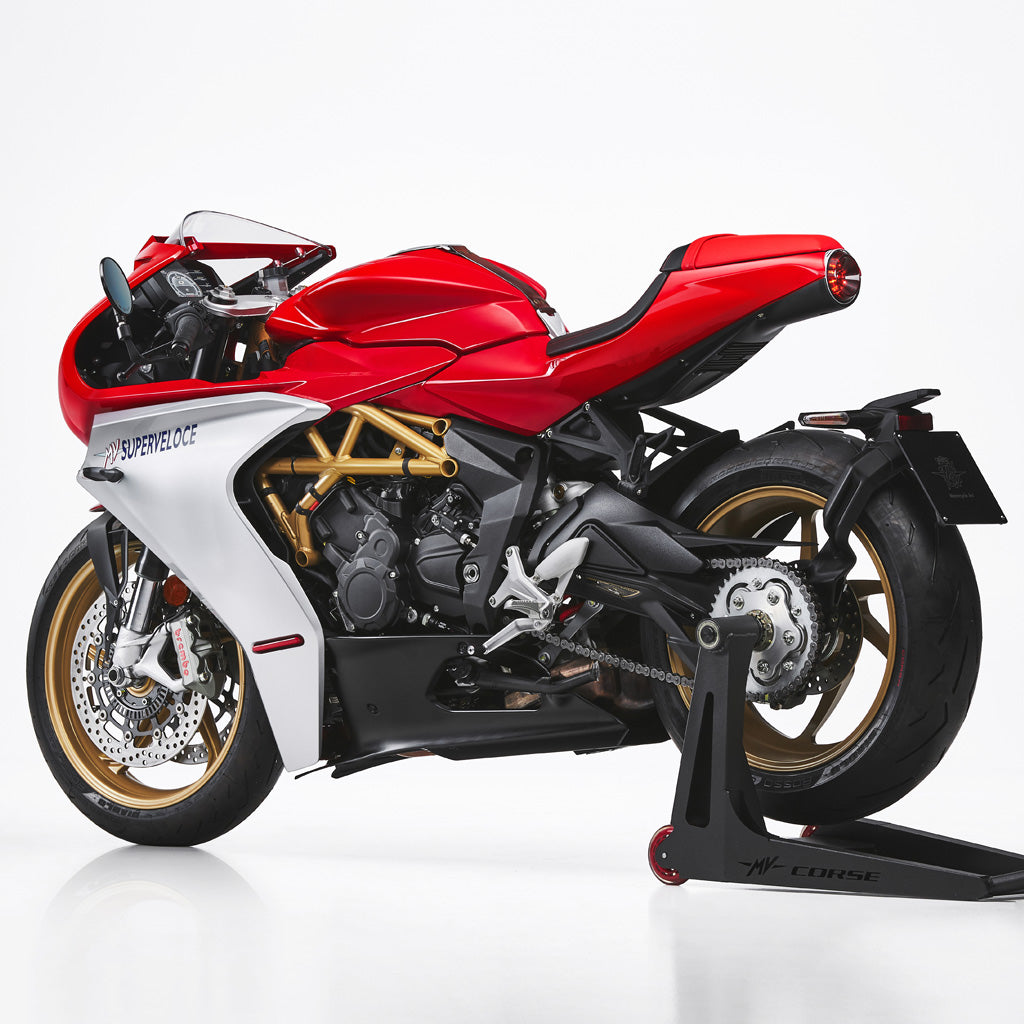 MV Agusta Superveloce - Pearl metallic yellow/ Matt Metallic Graphite or Ago Red / Ago silver