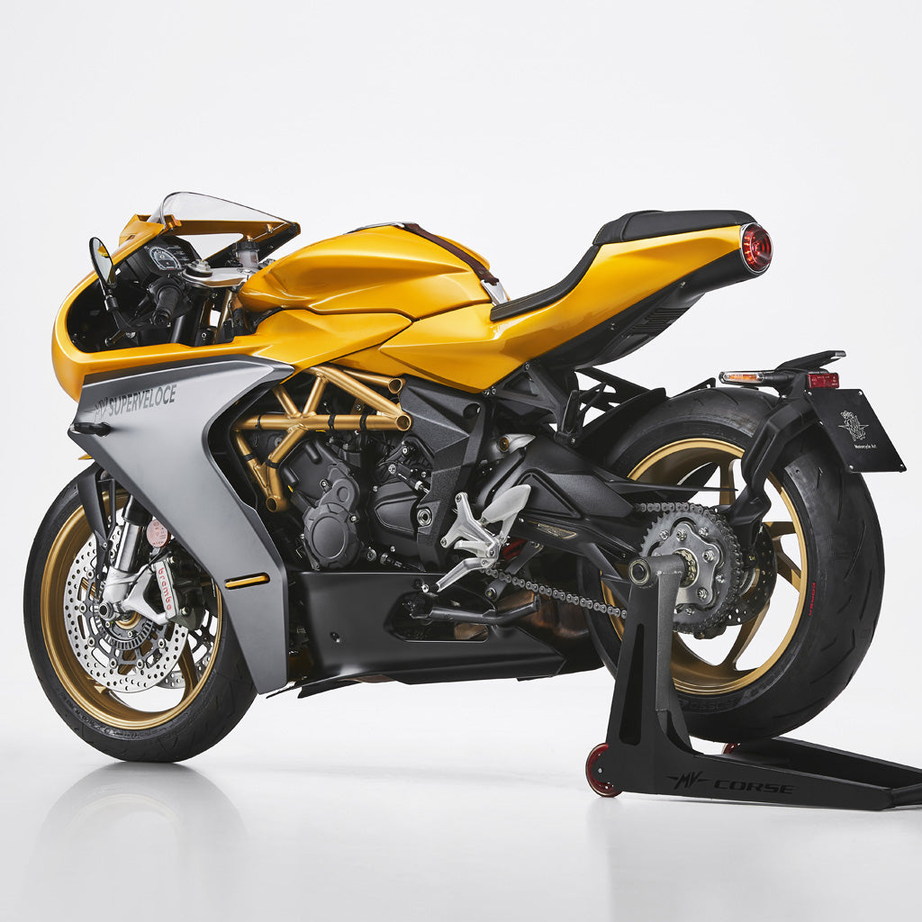 MV Agusta Superveloce - Pearl metallic yellow/ Matt Metallic Graphite or Ago Red / Ago silver